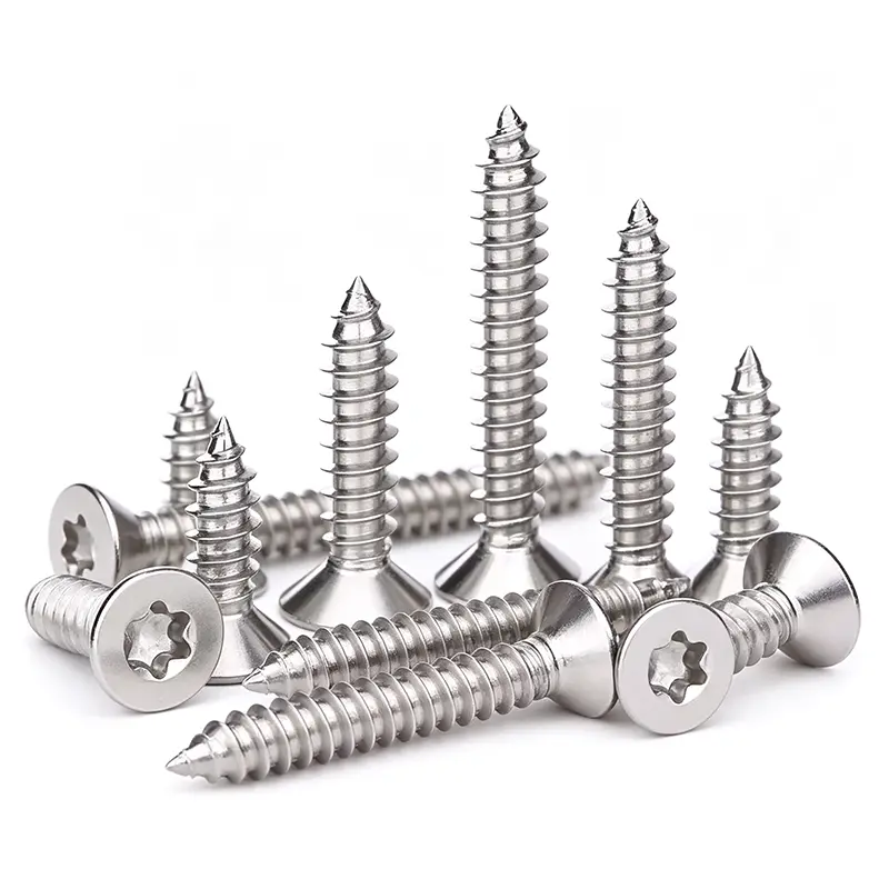 ASME B18.6.3 Skru Toreh Kendiri Torx Countersunk