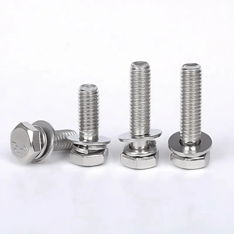 Bolt Pra-Dipasang Hex 3-dalam-1