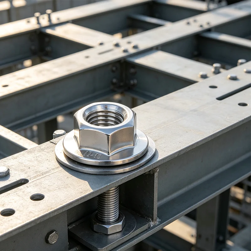 Stainless Steel Flange Nut Din 6923