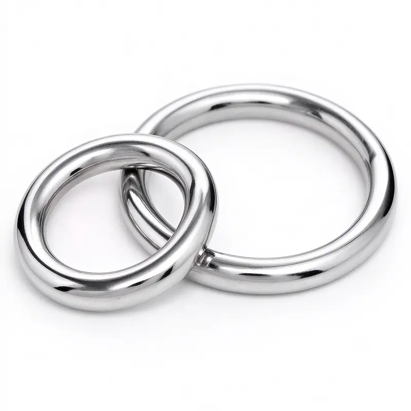 Cincin Bulat Lancar Keluli Tahan Karat